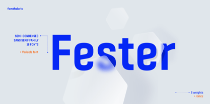 Fester Font Poster 1