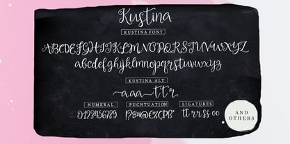 Kustina Font Poster 6