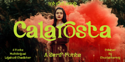 Calarosta Font Poster 1