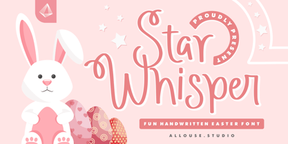 Star Whisper Font Poster 1