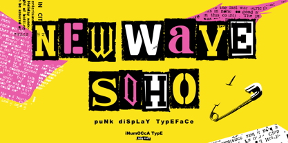 New Wave Soho Font Poster 1