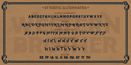 Western Brother Font Poster 10