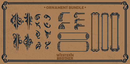 Western Brother Font Poster 7