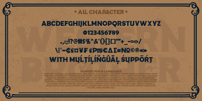 Western Brother Font Poster 9