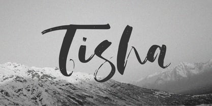 Tisha Font Poster 1