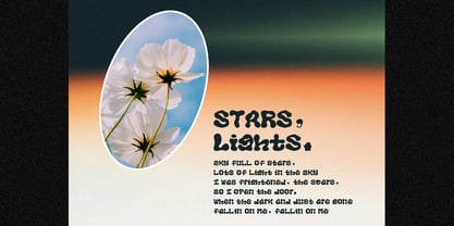Aurora Lights Font Poster 5