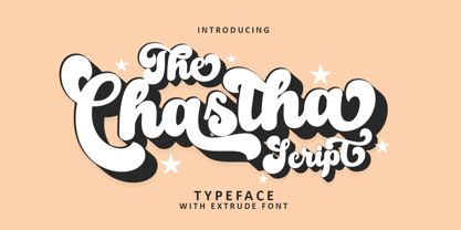 The Chastha Script Font Poster 1