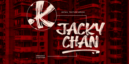Jacky Chan Font Poster 5