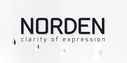 Norden Standard Font Poster 5