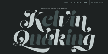 Lust Script Font Poster 10