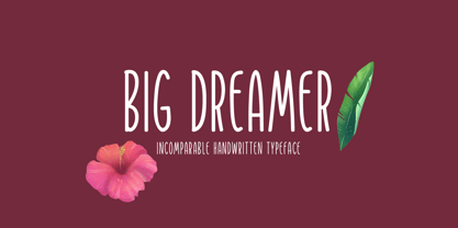 Big Dreamer Font Poster 1