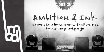Ambition & Ink Font Poster 1