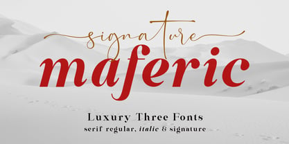 Maferic Font Poster 1