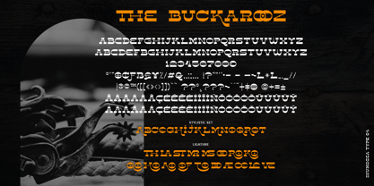 The Buckarooz Font Poster 10