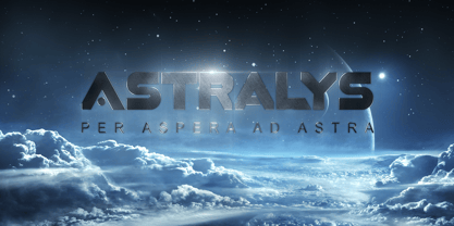 ASTRALYS Font Poster 2