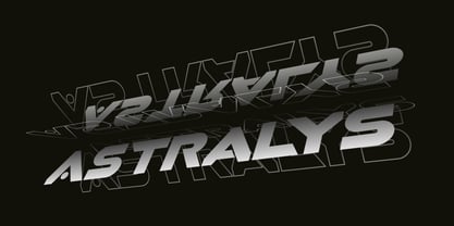 ASTRALYS Font Poster 7