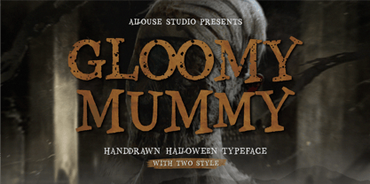 Gloomy Mummy Font Poster 1