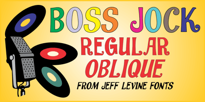 Boss Jock JNL Font Poster 1