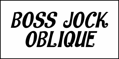Boss Jock JNL Fuente Póster 4