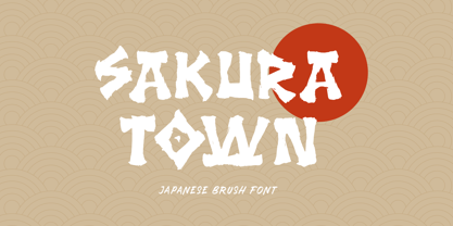 Sakura Town Font Poster 1