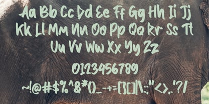 Toothless Font Poster 4