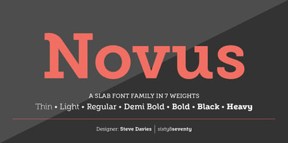 Novus Font Poster 1