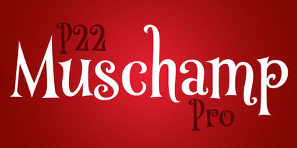 P22 Muschamp Pro Font Poster 1