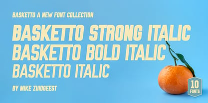 Basketto Font Poster 8