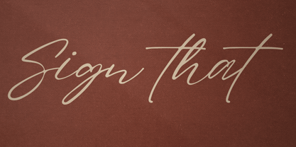 Sign That Font Poster 1