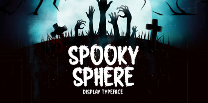 Spooky Sphere Font Poster 1