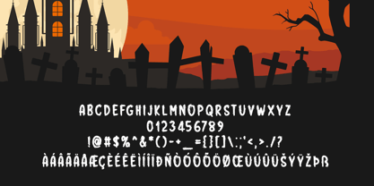 Spooky Sphere Font Poster 5