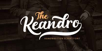 The Keandro Font Poster 1