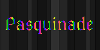 Pasquinade Font Poster 1