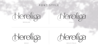 Heroliga Font Poster 6