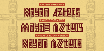Ancient Totem Two Font Poster 7