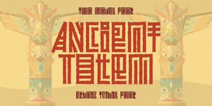 Ancient Totem Two Font Poster 1