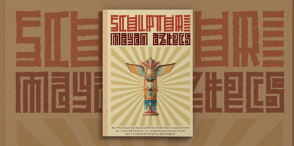 Ancient Totem Two Font Poster 9