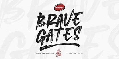 Brave Gates Font Poster 1