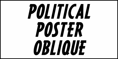 Political Poster JNL Font Poster 4