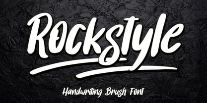 Rockstyle Font Poster 1