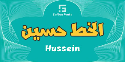 SF Hussein Font Poster 1