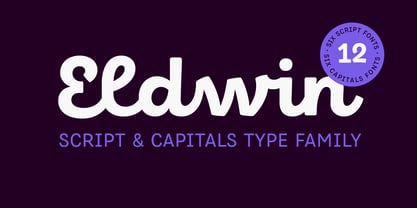 Eldwin Font Poster 1