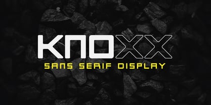 Knoxx Font Poster 1