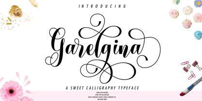 Garelgina Font Poster 1