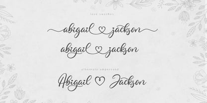 Abigale Font Poster 3