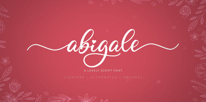 Abigale Font Poster 1