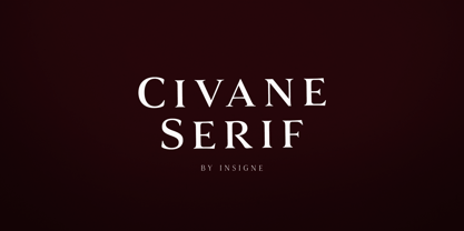 Civane Serif Fuente Póster 8