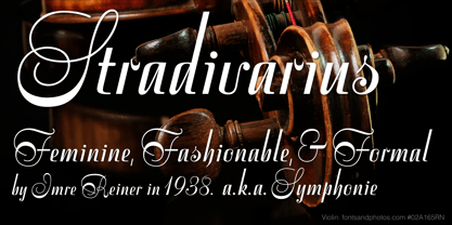 Stradivarius Font Poster 1