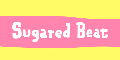 Sugared Beat Font Poster 1