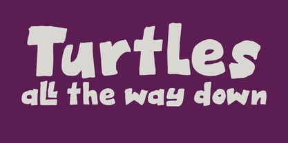 Cosmic Turtle Font Poster 3